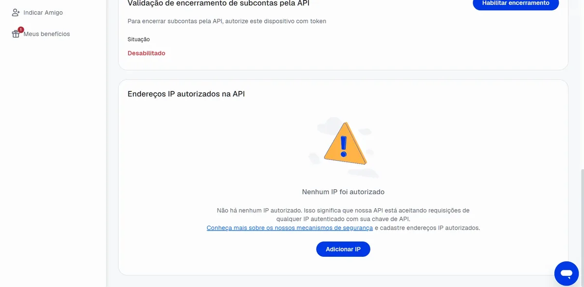 Role a página até o final