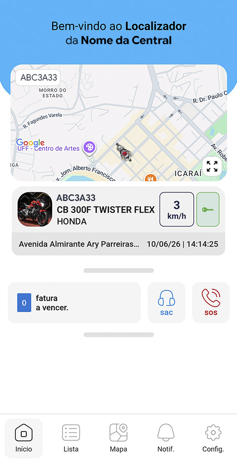 Demonstração App Padrão 1