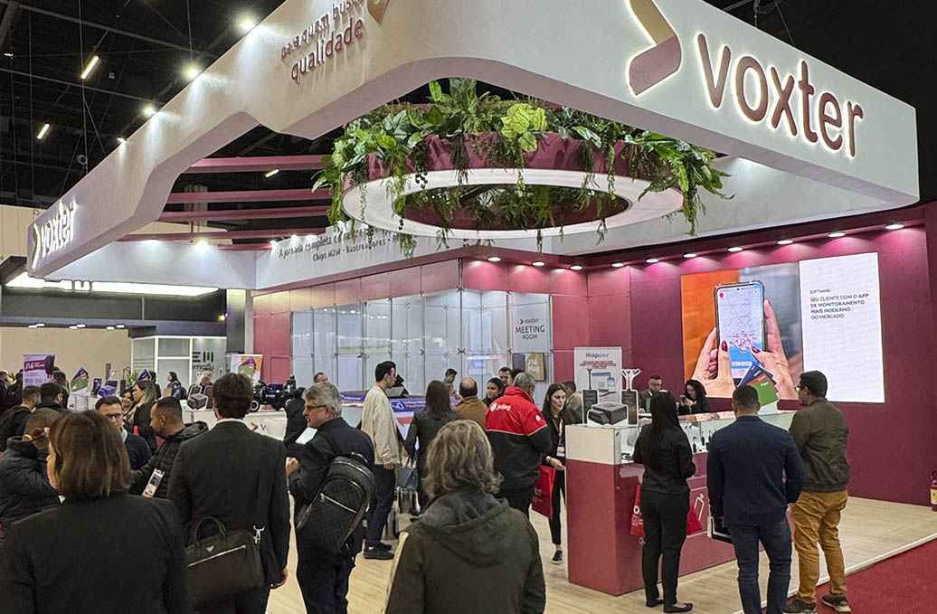 Estande Voxter EXPOSEC 2025